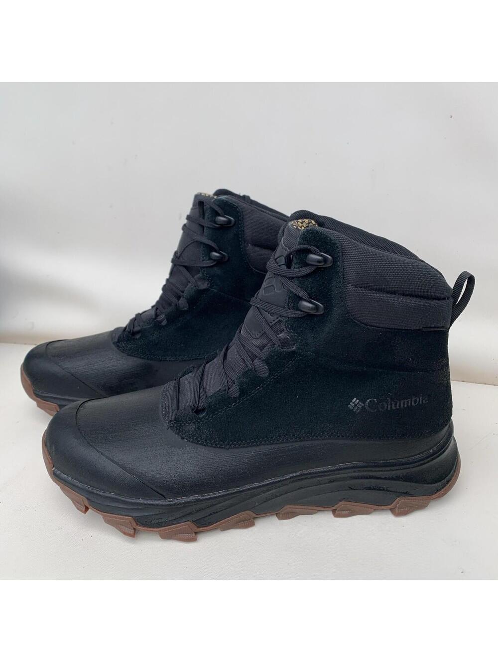 Columbia Men's Expeditionist Winter Boots Size 11 Black BM8525 Omni Heat Light